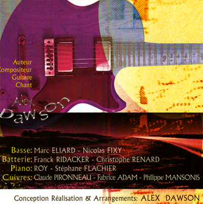 CD Myster - Alex Dawson - back cover